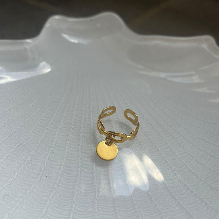 BAGUE LÉO - 1 CHARM