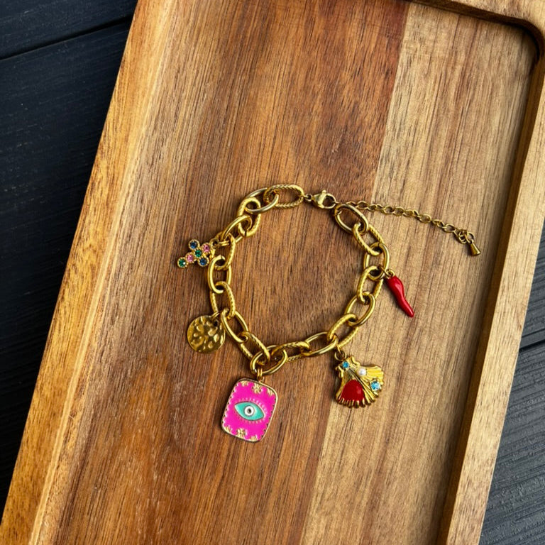 BRACELET ELIO - 5 À 10 CHARMS