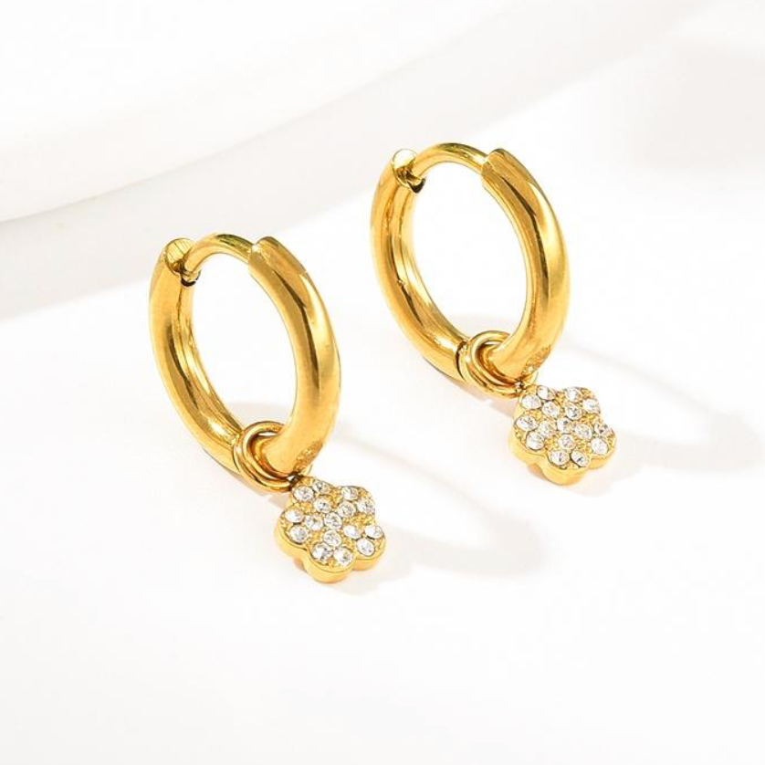 Boucles d'oreilles Flora