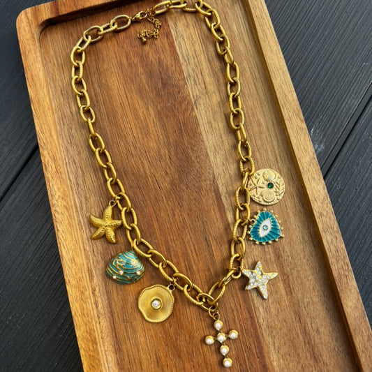 COLLIER ELIO - 5 À 10 CHARMS
