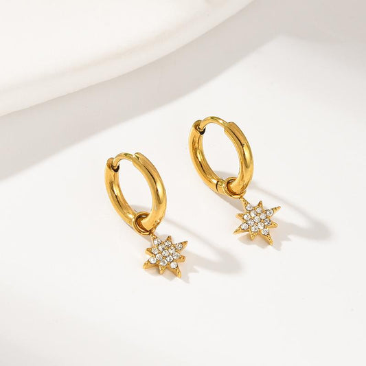 Boucles d'oreilles Lys